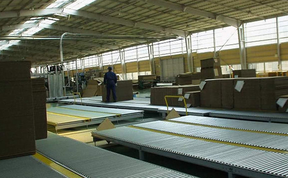 Printing carton palletizing and conveying system