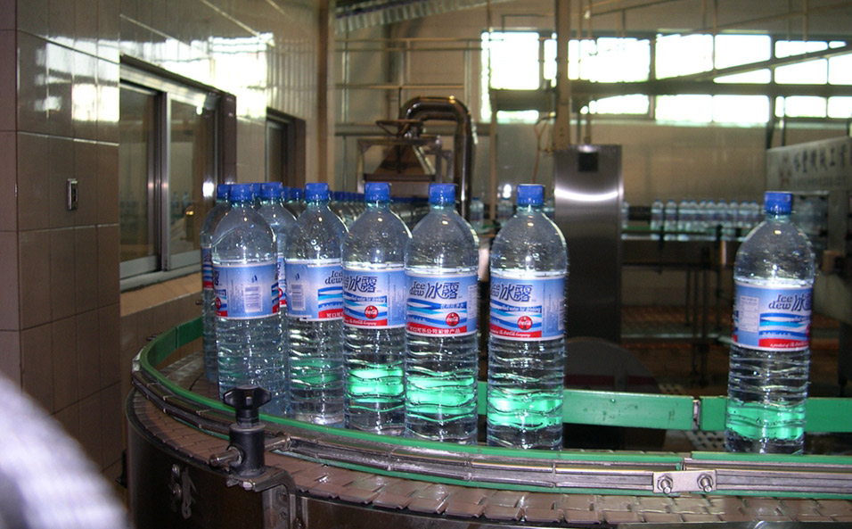 Mineral Water Finished Product Conveyor System