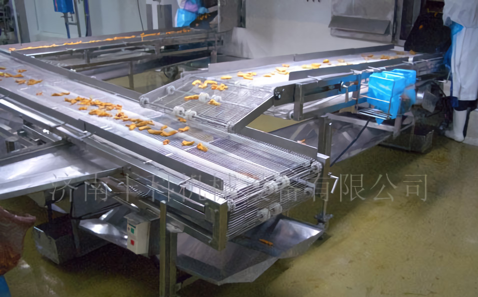 Meat conveying systems