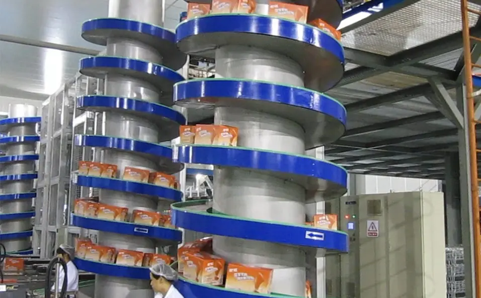 Food product box conveyor system